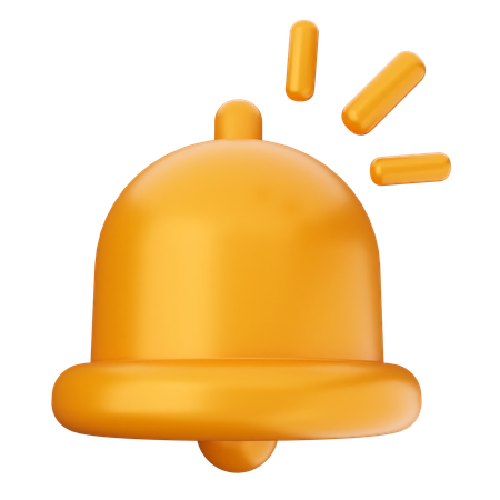 Blink Notification Bell  3D Icon