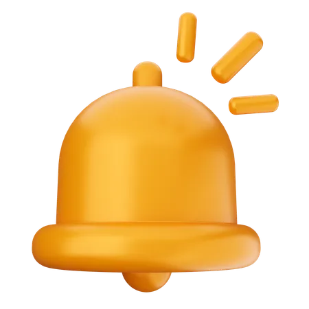 Blink Notification Bell  3D Icon