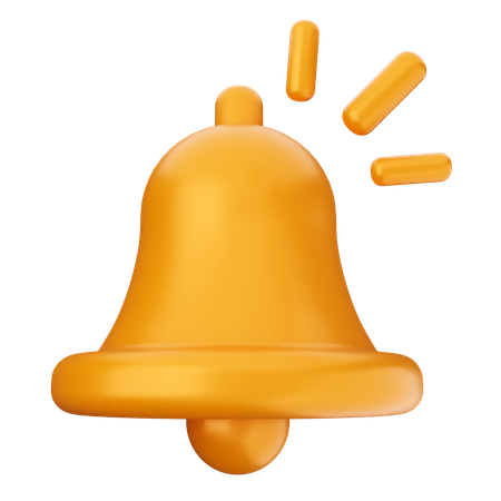 Blink Notification Bell  3D Icon