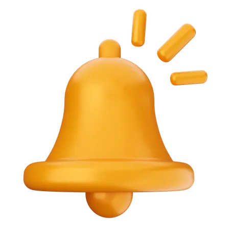 Blink Notification Bell  3D Icon