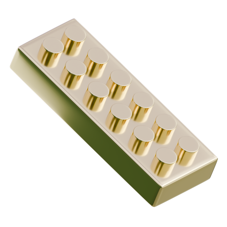 Blíster de pastillas con cápsulas  3D Icon