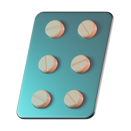 Blister Pack  3D Icon