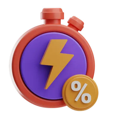 Blitzangebot  3D Icon