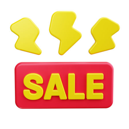 Blitzangebot  3D Icon