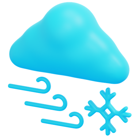 Blizzard Weather  3D Icon