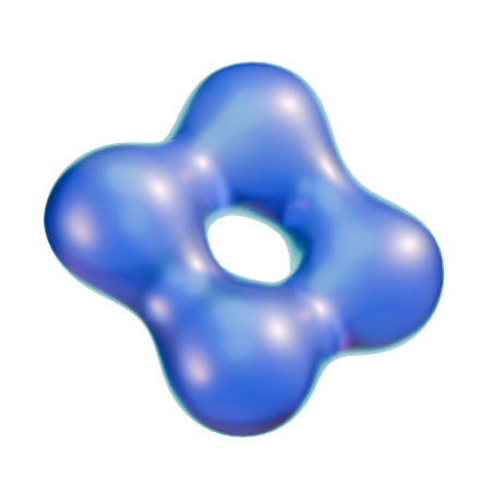 Blob Cross  3D Icon
