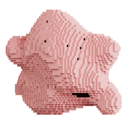 Blobular Organic Shape  3D Icon