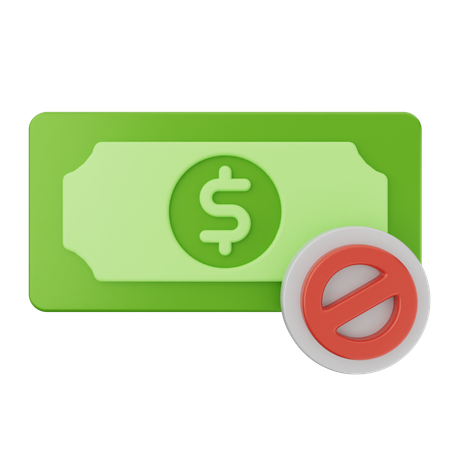 Bloc d'argent dollar  3D Icon