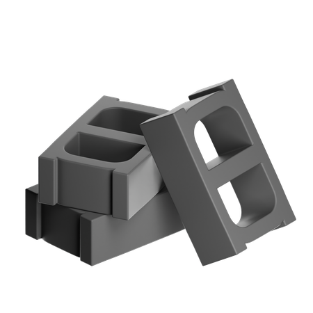 Bloc de béton  3D Icon