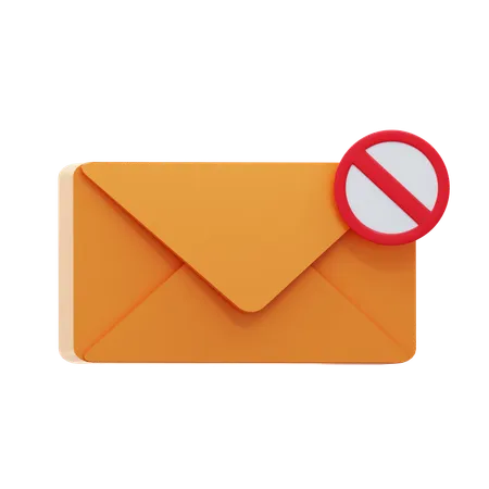 Bloquer le message  3D Icon