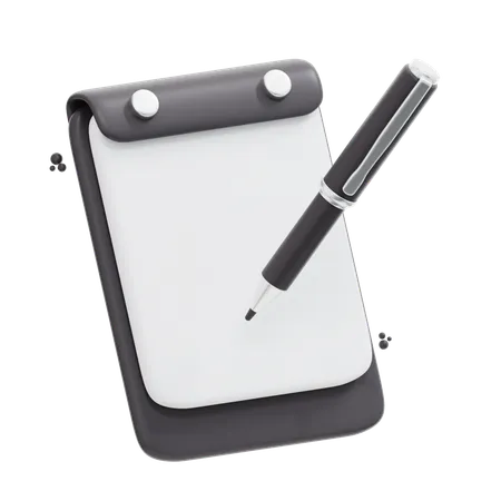 Bloc-notes  3D Icon