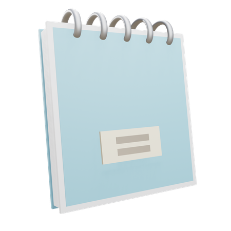 Bloc-notes  3D Icon