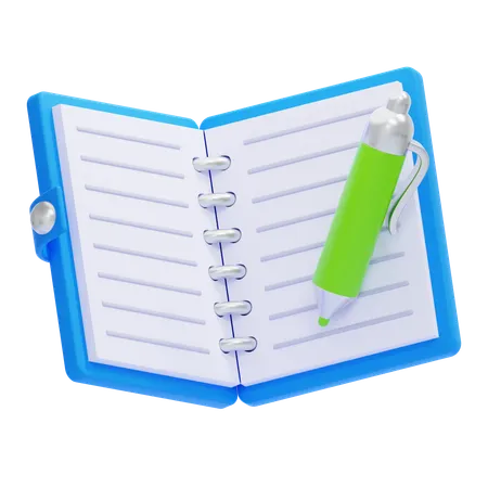 Bloc-notes  3D Icon