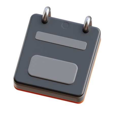 Bloc-notes  3D Icon