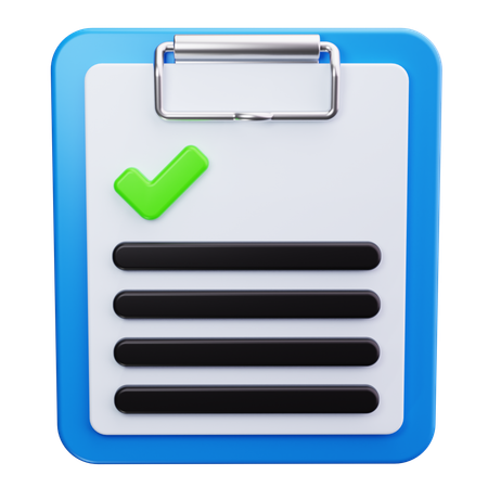 Bloc-notes  3D Icon