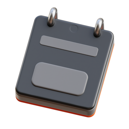 Bloc-notes  3D Icon