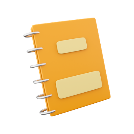 Bloc-notes  3D Icon