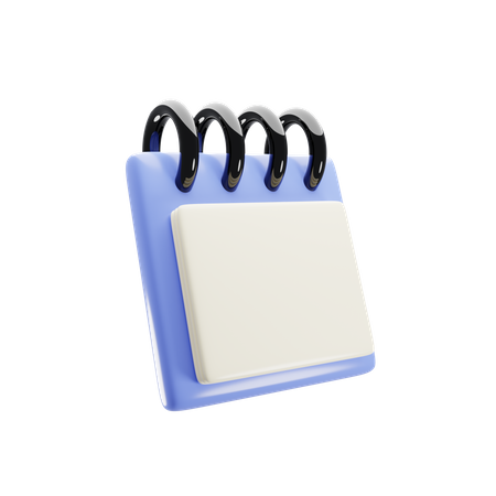 Bloc-notes  3D Icon