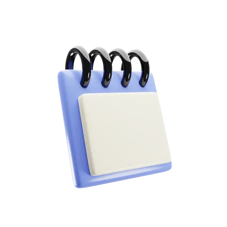 Bloc-notes  3D Icon