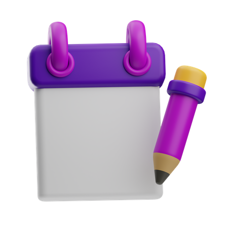 Bloc-notes  3D Icon