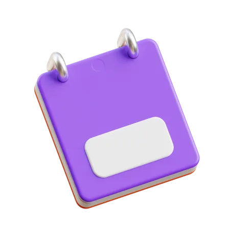 Bloc-notes  3D Icon