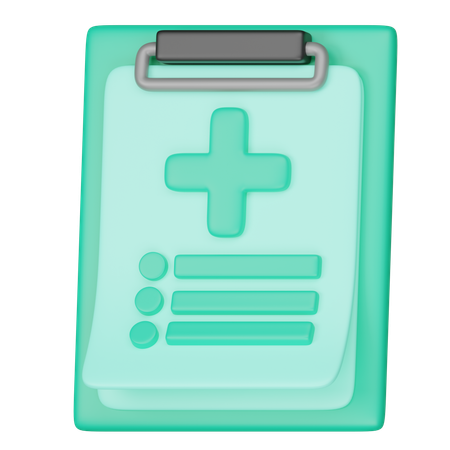 Carnet d'ordonnances  3D Icon