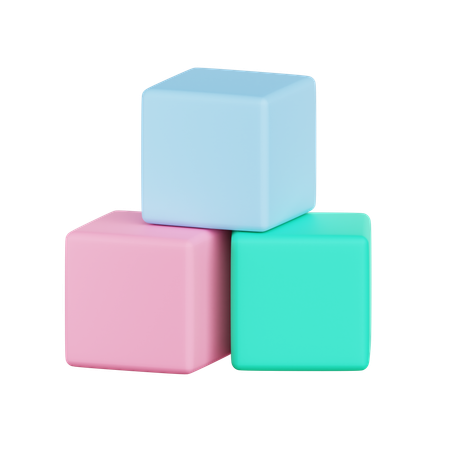 Block  3D Icon