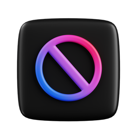 Block  3D Icon