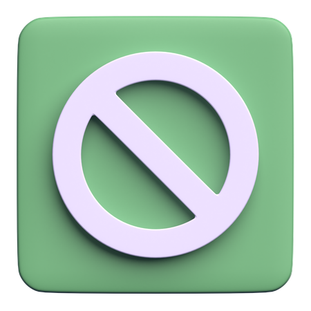 Block  3D Icon