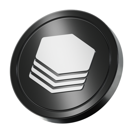 Block Array Coin  3D Icon