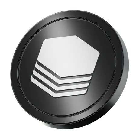 Block Array Coin  3D Icon