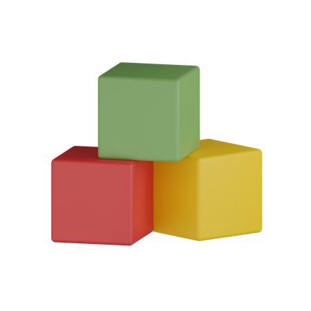 Block Cube 3D Icon