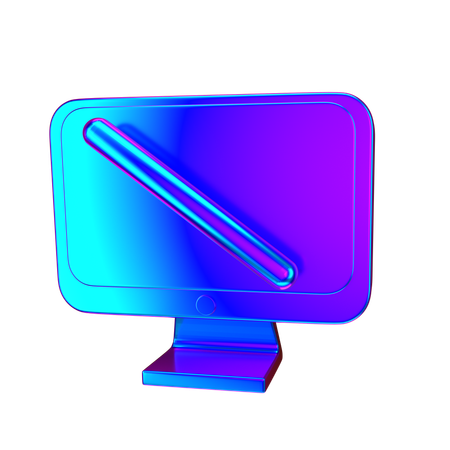 Block Display  3D Icon