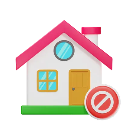 Block House  3D Icon