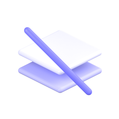 Block Layers  3D Icon