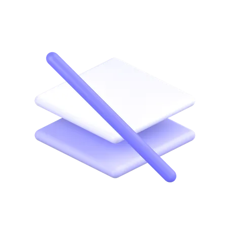 Block Layers  3D Icon