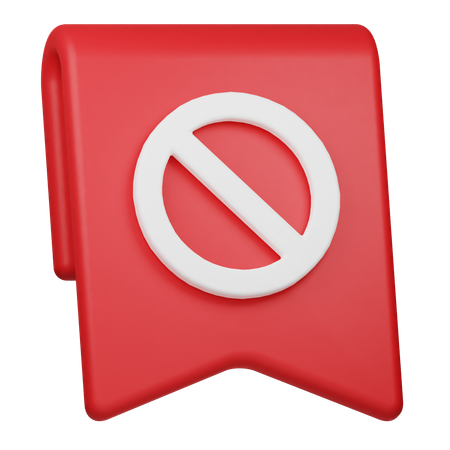 Block-Lesezeichen  3D Icon