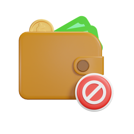 Block Payment  3D Icon