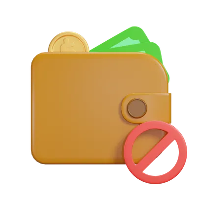 Block Payment  3D Icon