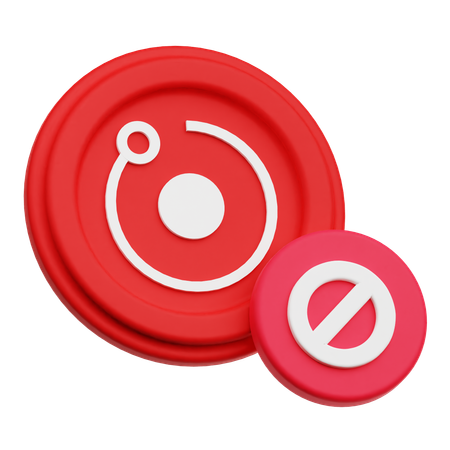 Block Render Token  3D Icon