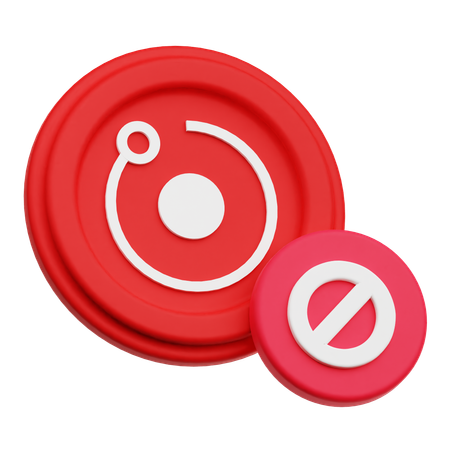 Block Render Token  3D Icon