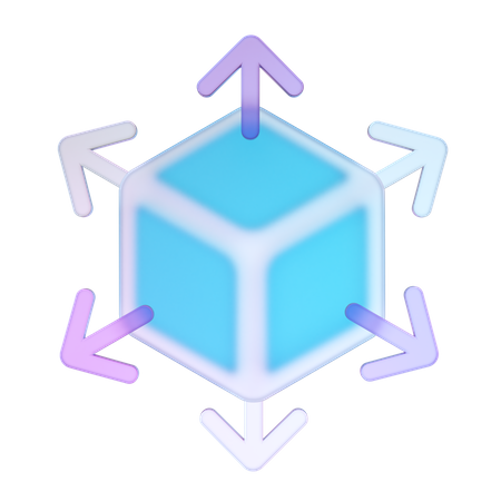 Block Scale  3D Icon