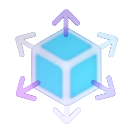 Block Scale  3D Icon