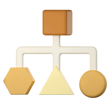 Block Scheme Planning  3D Icon