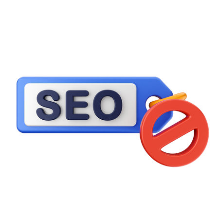 Block Seo  3D Icon