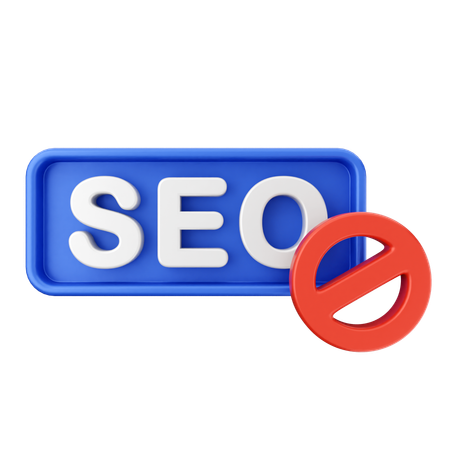 Block Seo  3D Icon