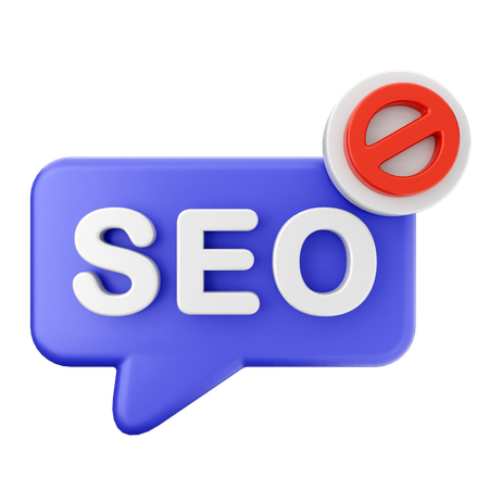 Block Seo  3D Icon