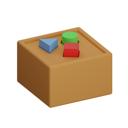 Block shape  3D Icon