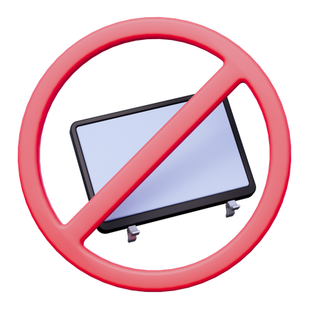 Block Tv  3D Icon