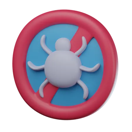 Block Virus  3D Icon